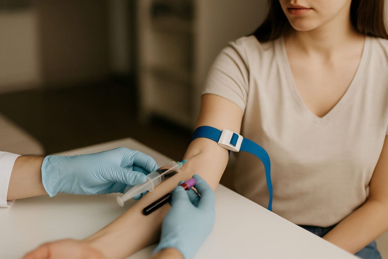 Laboratorio analisis de sangre